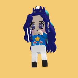 Stellanova, reading the book of outer space.