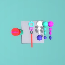 I love making bubbles