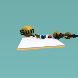 Model of the solar system