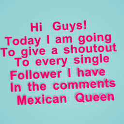 To my awesome followers