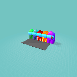 Among us imposter and crewmates