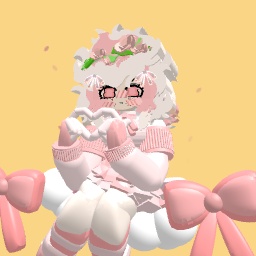 Cute pink angel