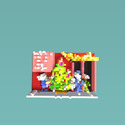 Chinese Christmas card