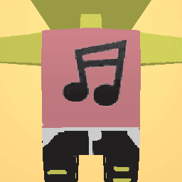 #Black Ripped jeans and music top