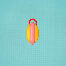 Hotdog Keyring!