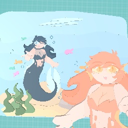 Coral and Bubbles !! ☆
