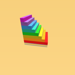 Rainbow stairs