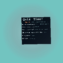 Quiz by lemonkat