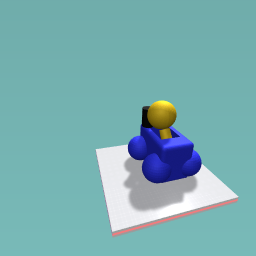 Car with faceless man