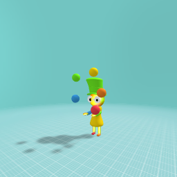 rainbow juggler