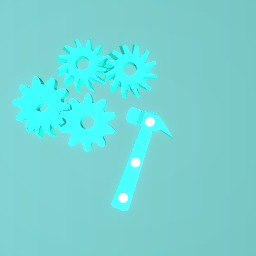 Hammer hiting the gears