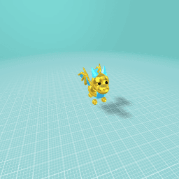 The golden Adopt me dragon