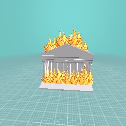 Buliding on fire