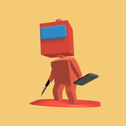 baby crew mate inposter with normal inposter with knife and sabotage phone