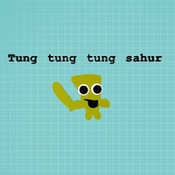 Cute and small tung tung tung sahur