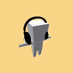 Simple black headphones