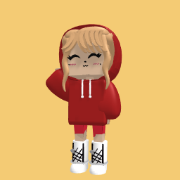 Cute red hoodie