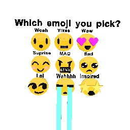 Which emoji you pick?