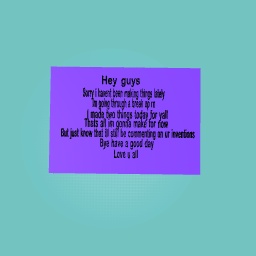 Read pls