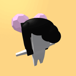 straight hair w/ headband!