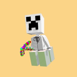 business creeper with rainbow pick axe