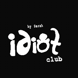 Idiot club logo! *pwease nu copy :3)