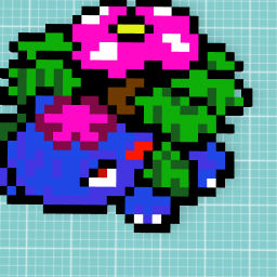 shiny mega venusaur (boy)