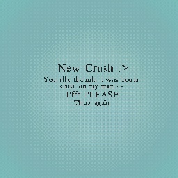 New crush Sorry djsolo :C