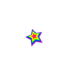 rainbow stars