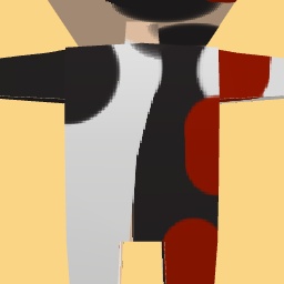 Black white red