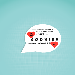 my love of cookies...