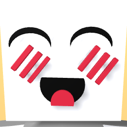 Super super happy face from roblox remake