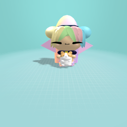 I try to imitate the doll whit a rocket :D