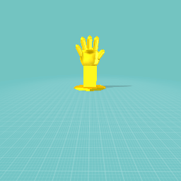 Golden Waving Statue