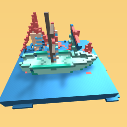 Wrecked city