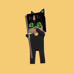 Marinette as cat noir