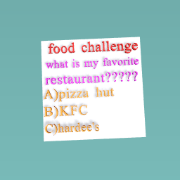 food challenge