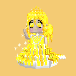 Free yellow gold girl with stars 4 700follow