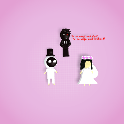 Starcat and potato queen emo wedding XD