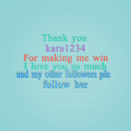 Thank you kara1234