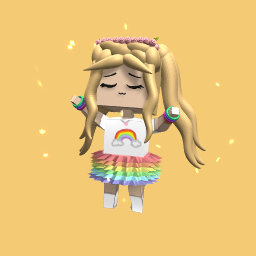 Rainbow girl