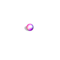 Colourful purple ball