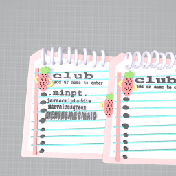 my note book