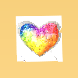 Rainbow heart #1