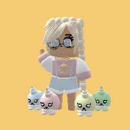 Cute kid with special necklace