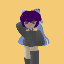 blue girl