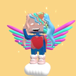 Fairy (with blue and pink wings)