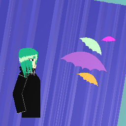 Unbrella (lazy girl art)