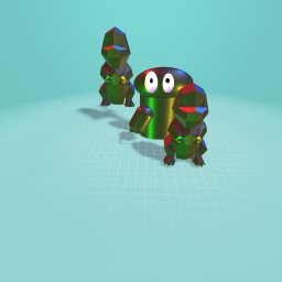 The robot help the dino to find his headphones