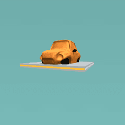 orange car
